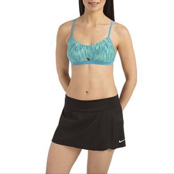 Nike Core Black Mini Boardskirt Swim Skort Size M - Picture 4 of 10